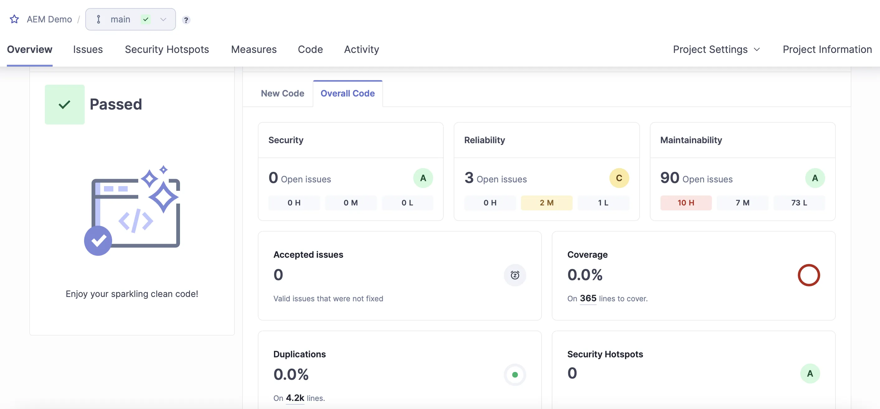 SonarQube Analysis Report