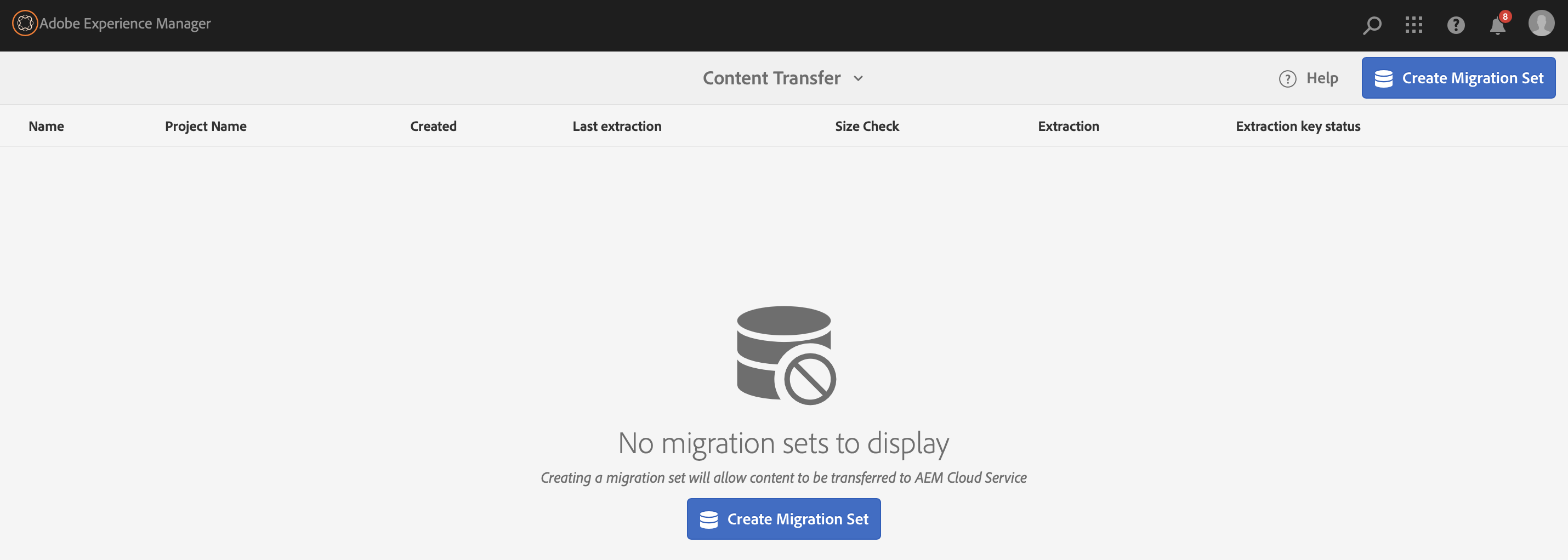 Content Transfer on Source AEM Instance