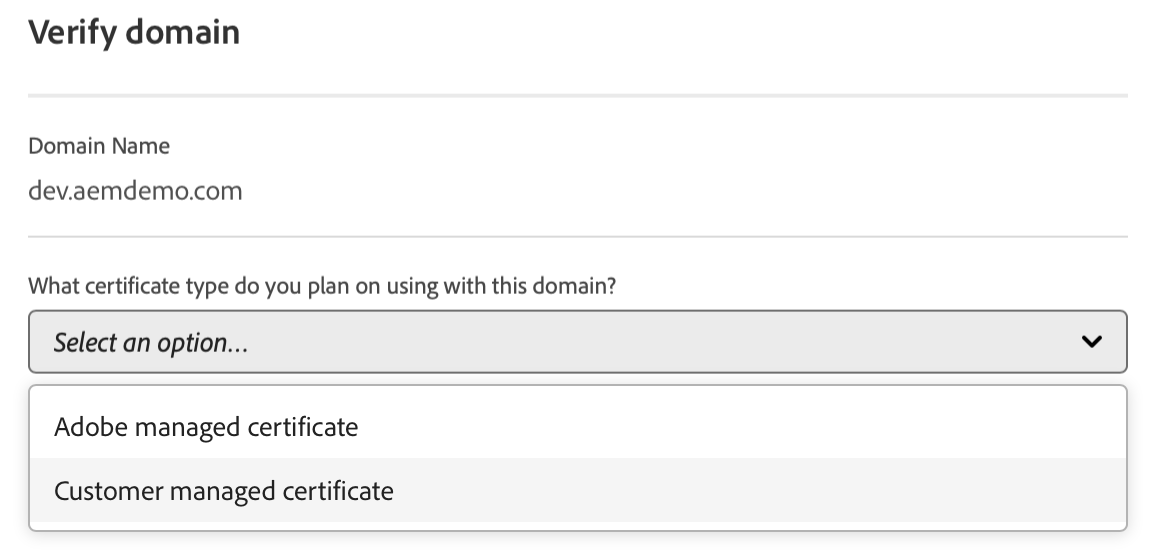 Domain Name Verification